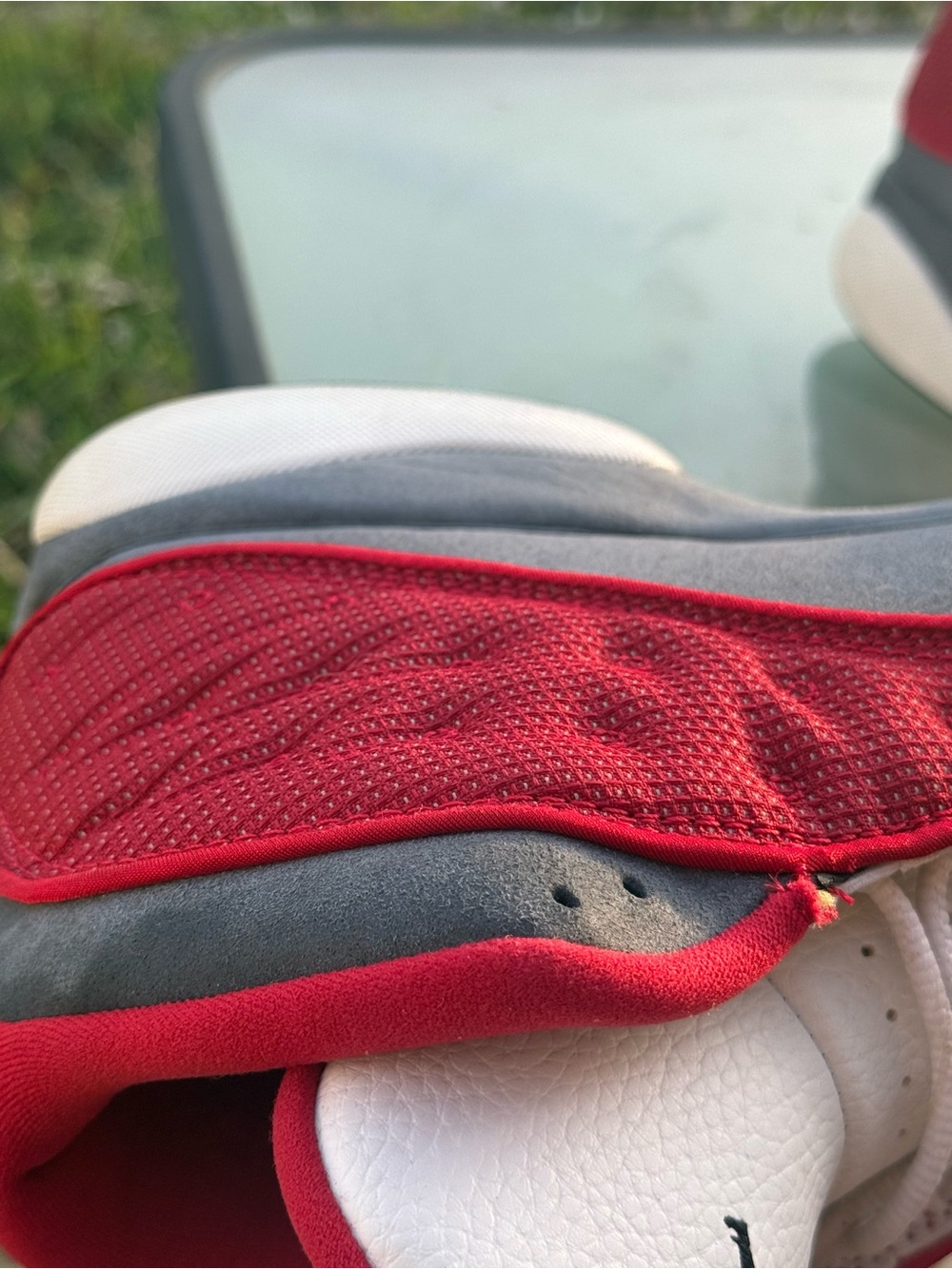 Jordan retro 13 flint gym red size 12 w box - Picture 13 of 16